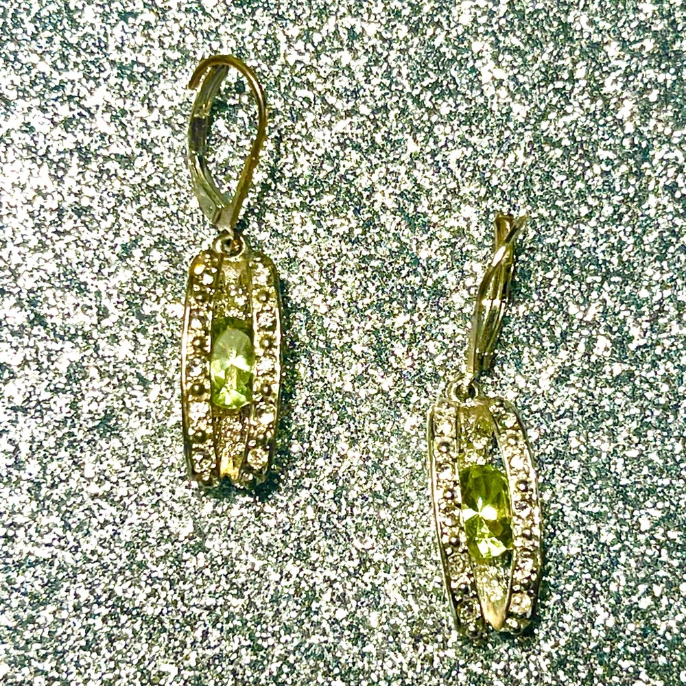 NRT signed Envy Me Cocktail Ring Green Rhinestone - Picture 5 of 6